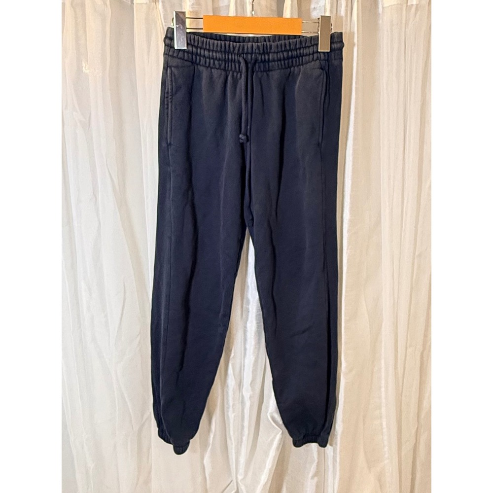 Tna Sweatpants Womens XXS Navy Blue Cozy Fleece Mega Joggers High Rise